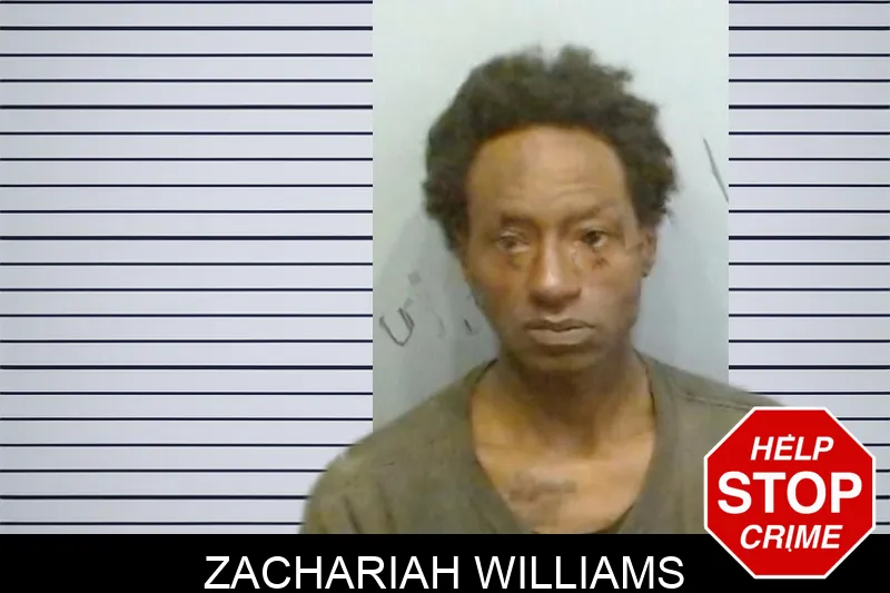 Zachariah Williams mugshot