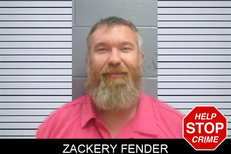 Zackery Fender mugshot