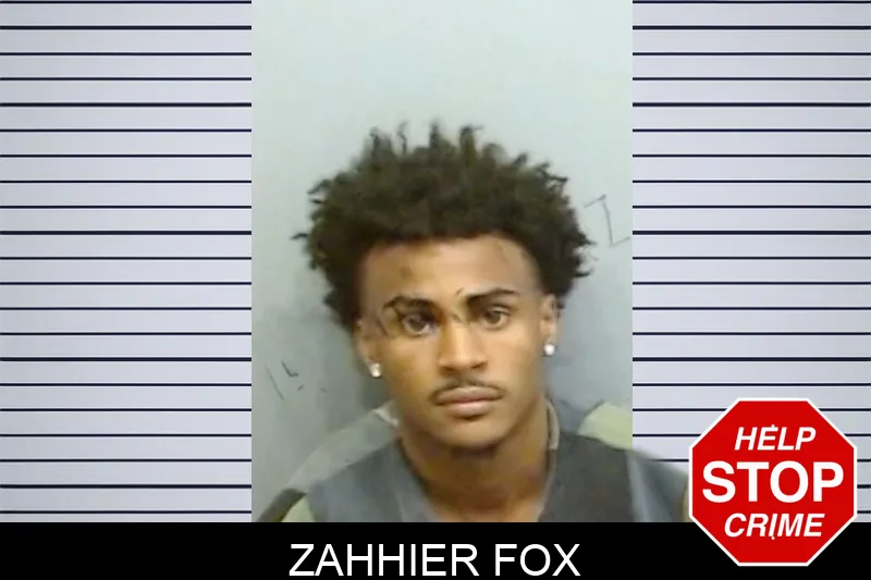 Zahhier Fox mugshot