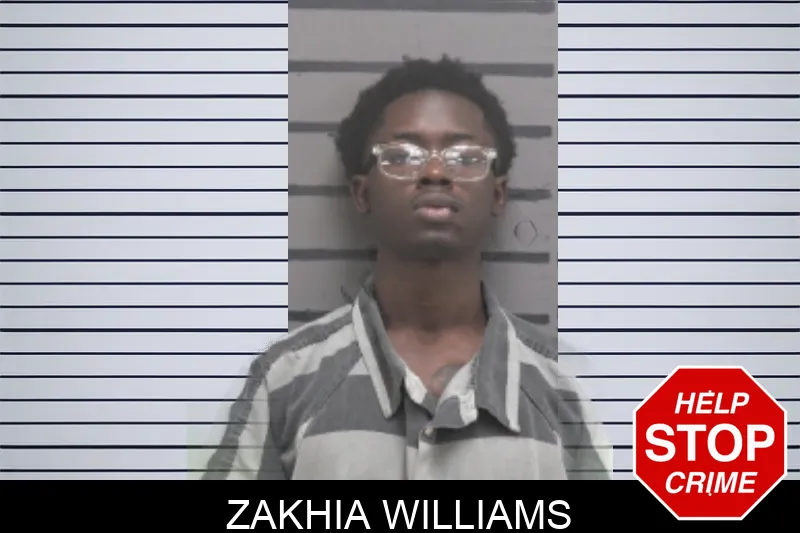 Zakhia Williams mugshot