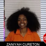 Zaniyah Cureton mugshot