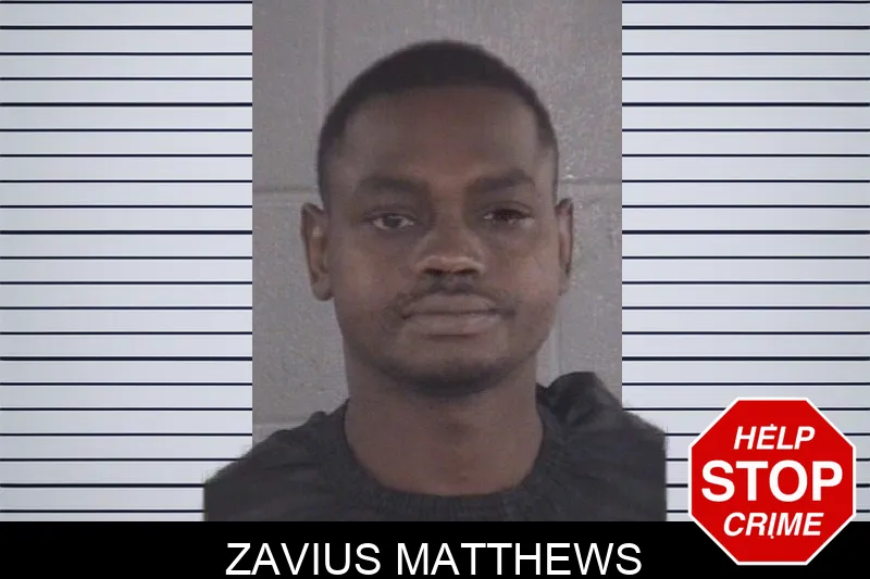 Zavius Matthews mugshot