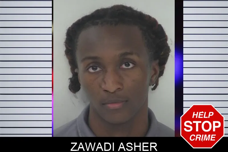 Zawadi Asher mugshot