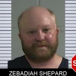 Zebadiah Shepard mugshot