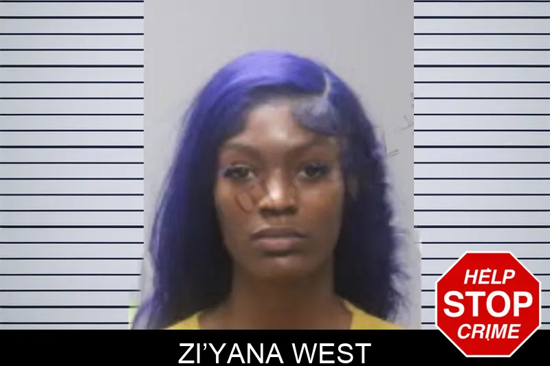 Zi’Yana West mugshot
