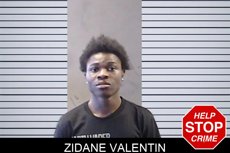 Zidane Valentin mugshot