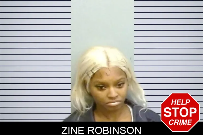 Zine Robinson mugshot