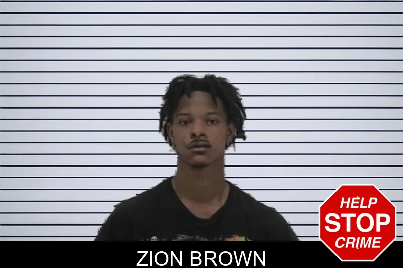 Zion Brown mugshot