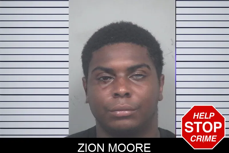 Zion Moore mugshot