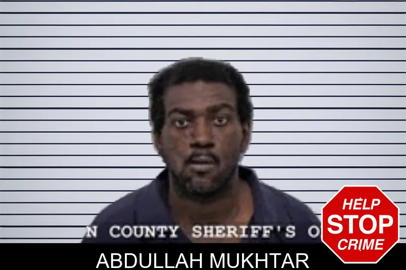 Abdullah Mukhtar mugshot