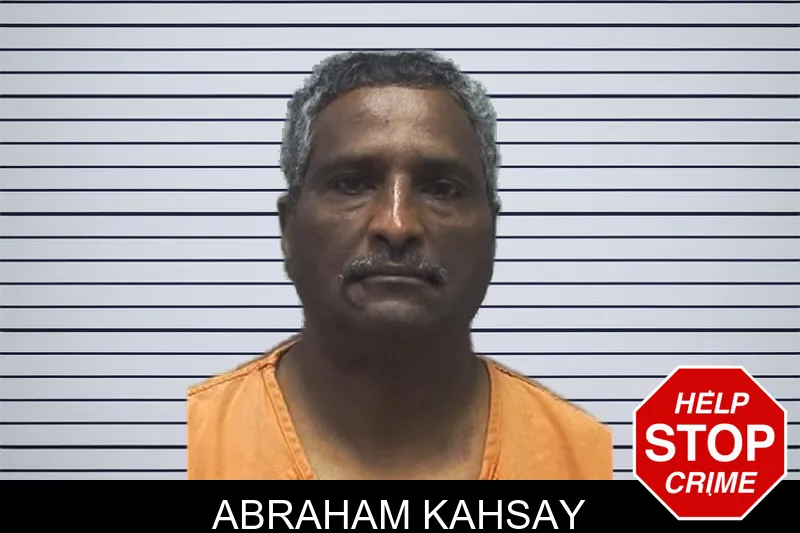 Abraham Kahsay mugshot