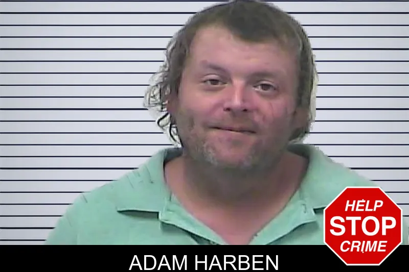 Adam Harben mugshot