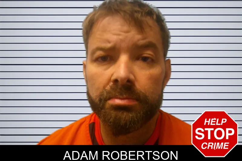 Adam Robertson mugshot