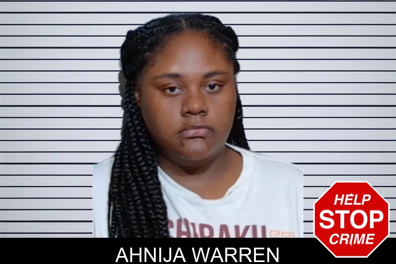 Ahnija Warren mugshot