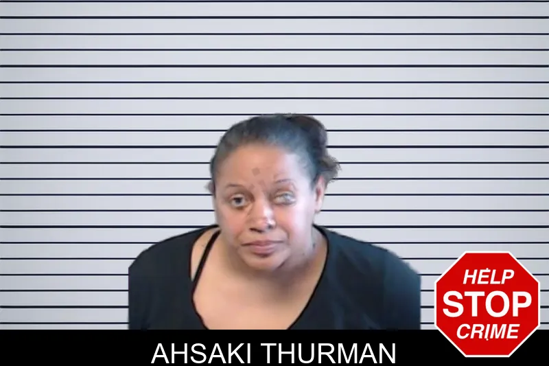 Ahsaki Thurman mugshot