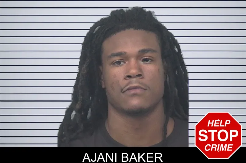 Ajani Baker mugshot