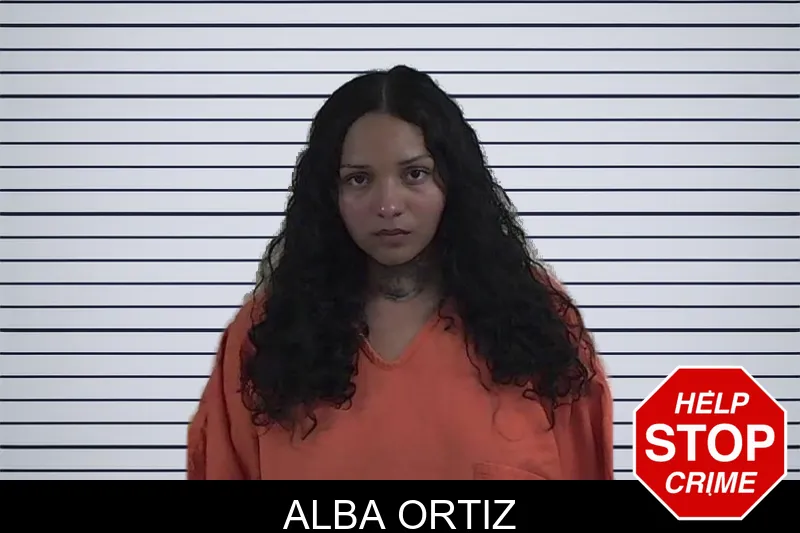 Alba Ortiz mugshot