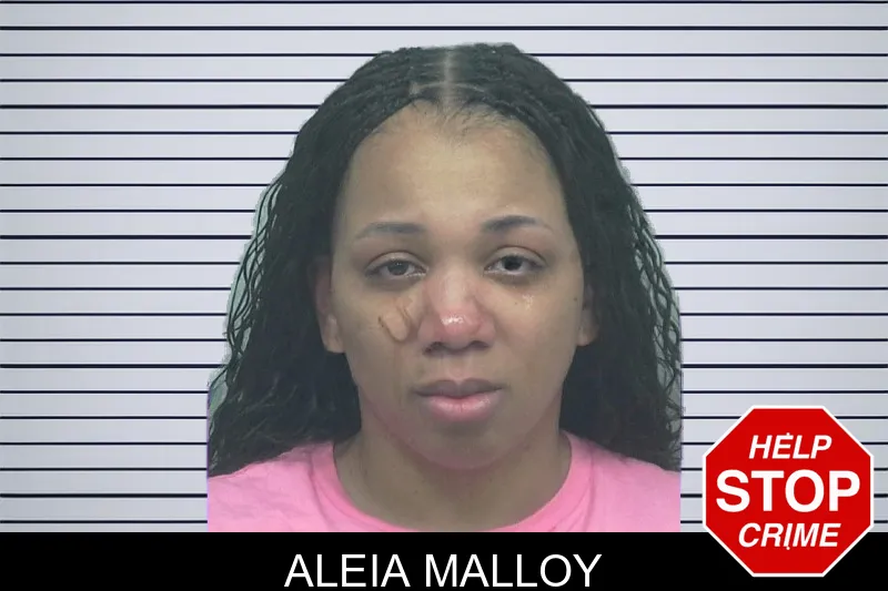 Aleia Malloy mugshot