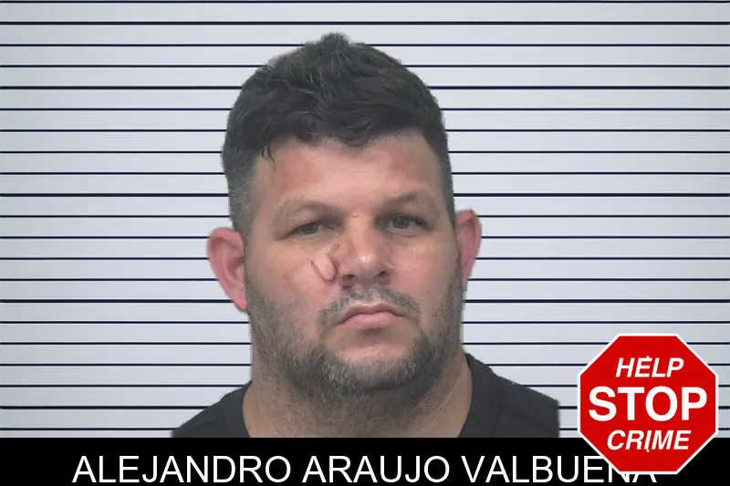 Alejandro Araujo Valbuena mugshot