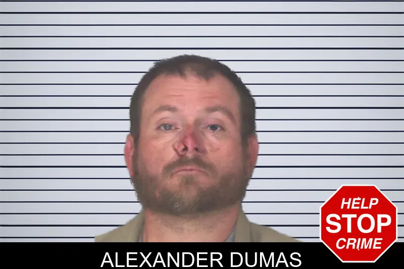 Alexander Dumas mugshot