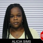 Alicia Sims mugshot – Bibb County , Georgia Alicia Sims mugshot