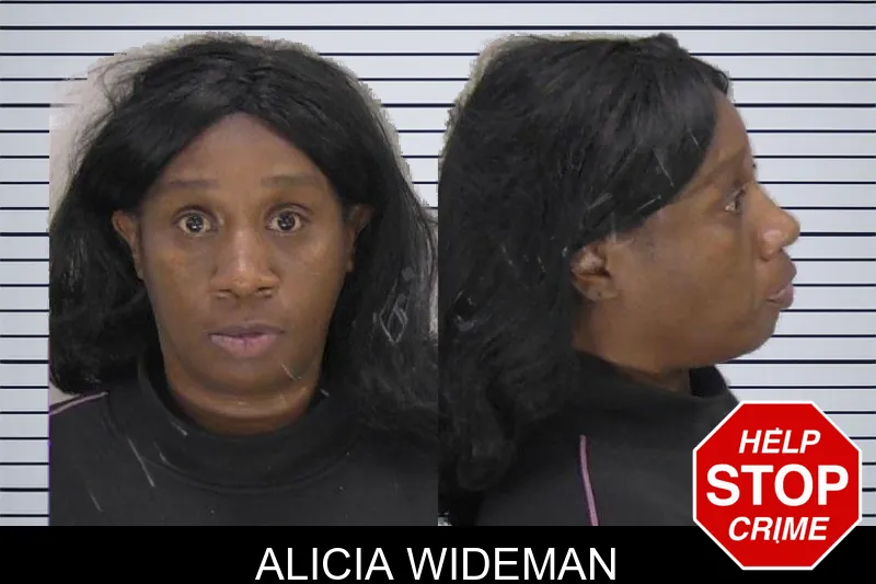 Alicia Wideman mugshot