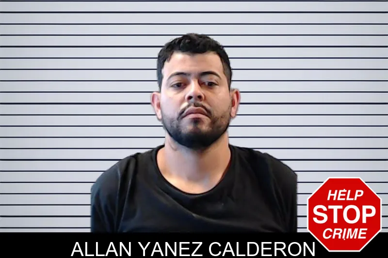 Allan Yanez Calderon mugshot