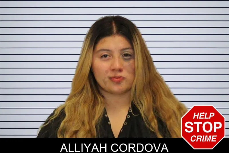 Alliyah Cordova mugshot