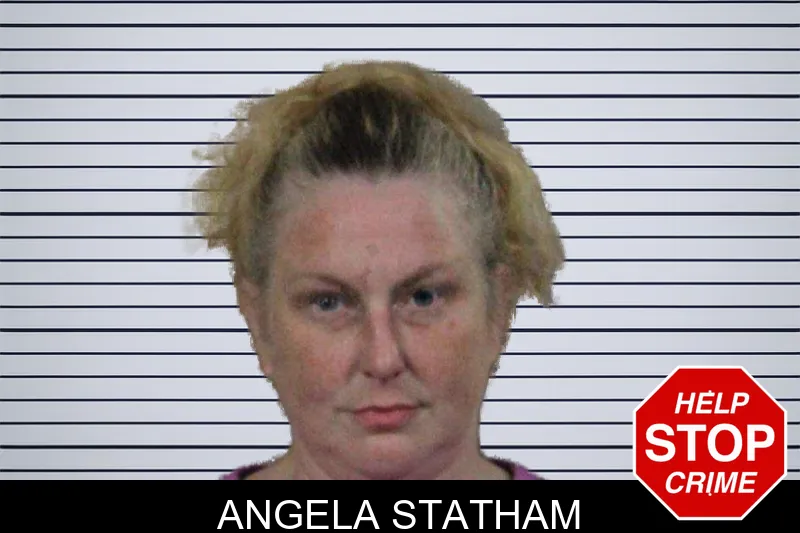 Angela Statham mugshot