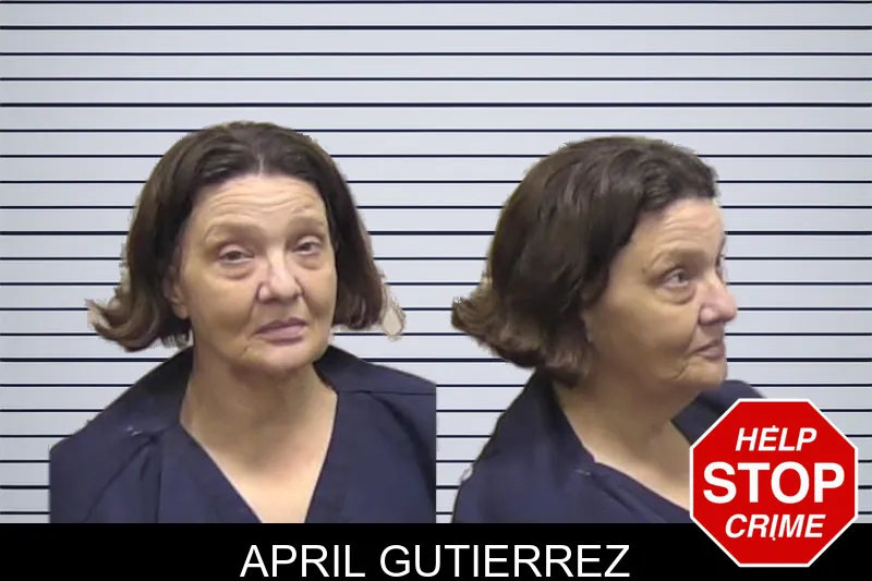 April Gutierrez mugshot