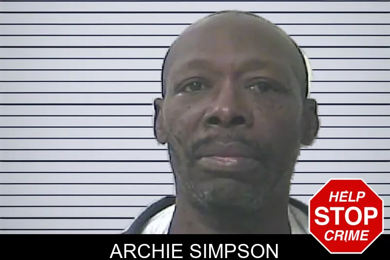 Archie Simpson mugshot