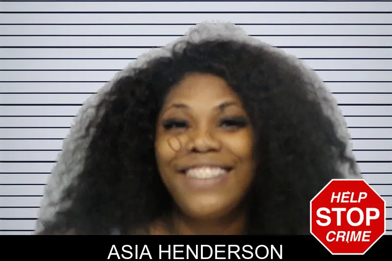 Asia Henderson mugshot – Bibb County , Georgia Asia Henderson mugshot
