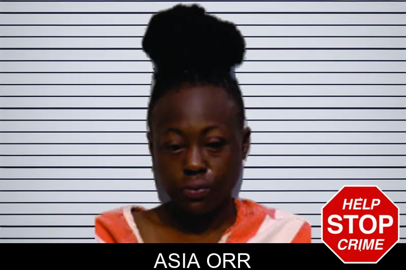 Asia Orr mugshot