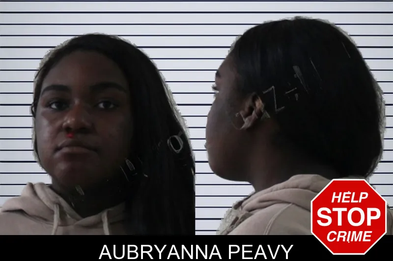 Aubryanna Peavy mugshot