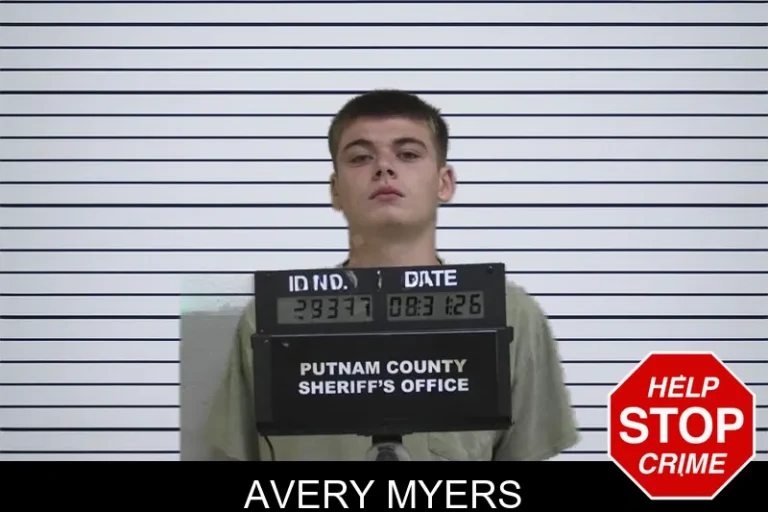 Avery Myers mugshot – Putnam County , Georgia Avery Myers
