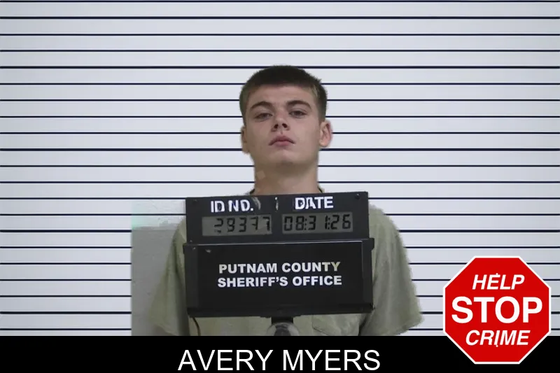 Avery Myers mugshot – Putnam County , Georgia Avery Myers mugshot