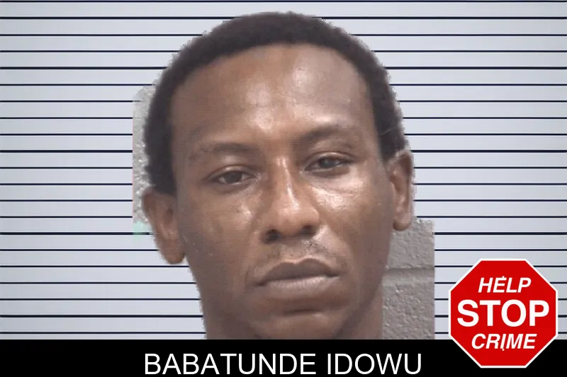 Babatunde Idowu mugshot
