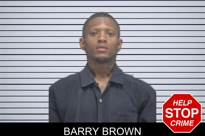 Barry Brown mugshot