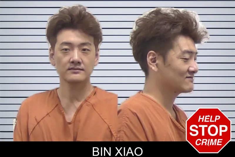 Bin Xiao mugshot