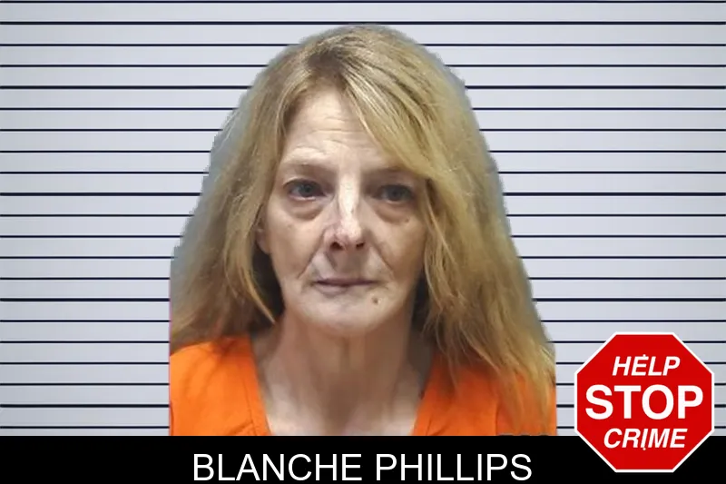 Blanche Phillips mugshot