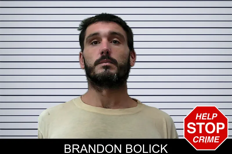 Brandon Bolick mugshot