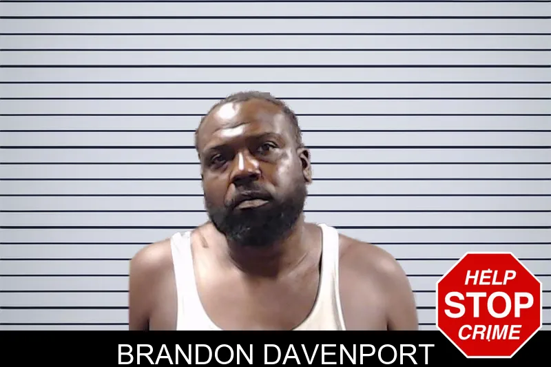 Brandon Davenport mugshot