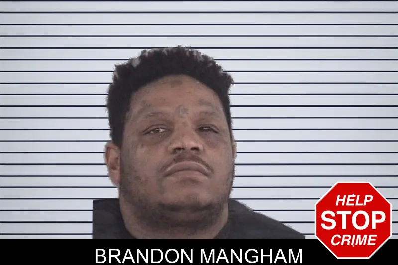 Brandon Mangham mugshot
