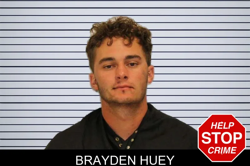 Brayden Huey mugshot