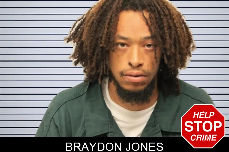 Braydon Jones mugshot