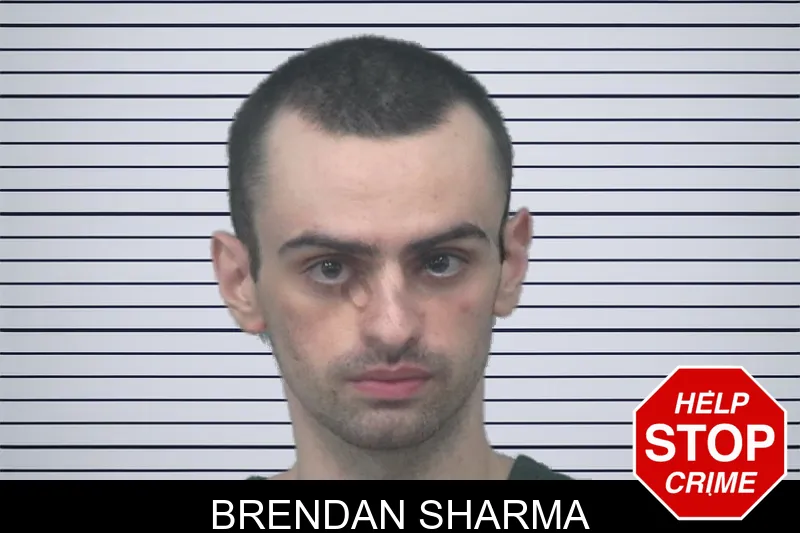 Brendan Sharma mugshot