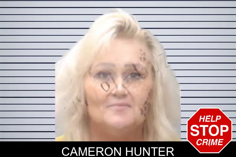 Cameron Hunter mugshot