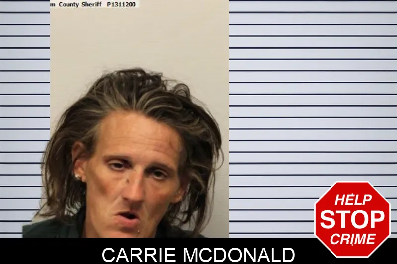 Carrie McDonald mugshot