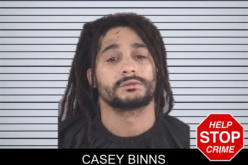 Casey Binns mugshot