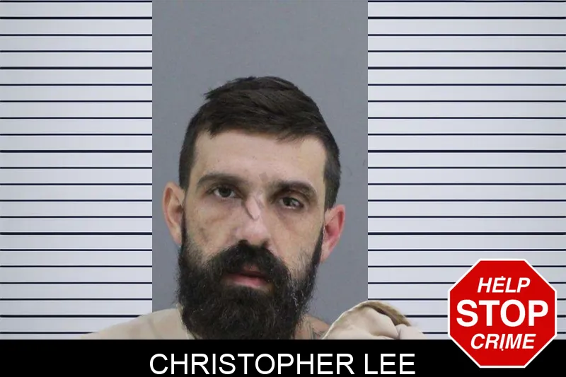 Christopher Lee mugshot
